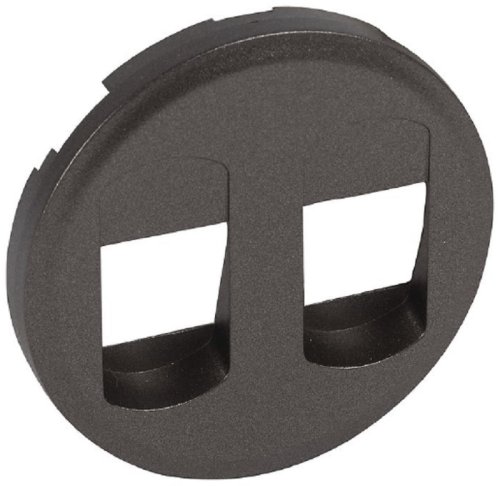 Лицевая панель Legrand Celiane для 2-м. розетки аудио графит картинка